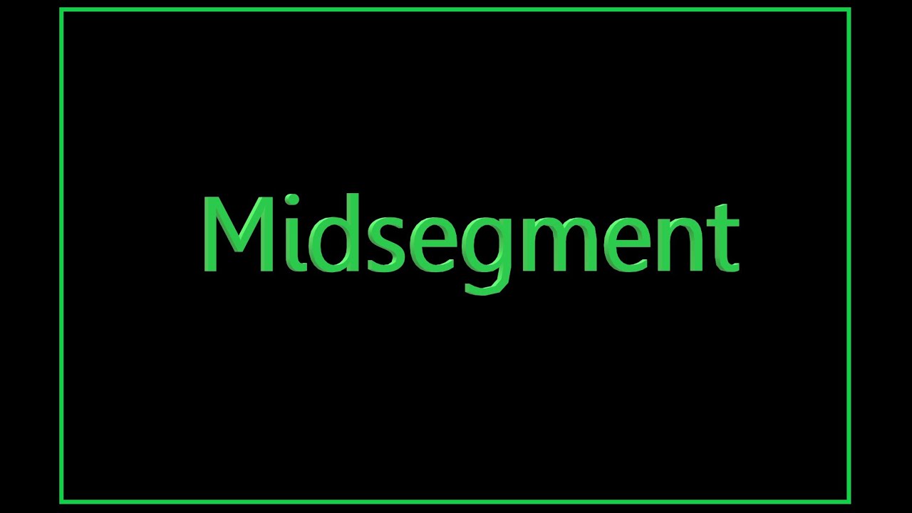 vwo3 - Mathematics - Ch2 - 2.5 - Midsegment