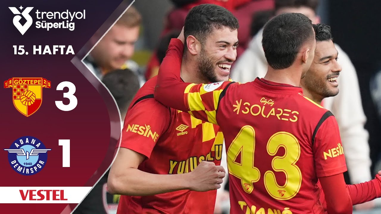 Vestel | Göztepe (3-1) Adana Demirspor - Highlights/Özet | Trendyol Süper Lig - 2024/25