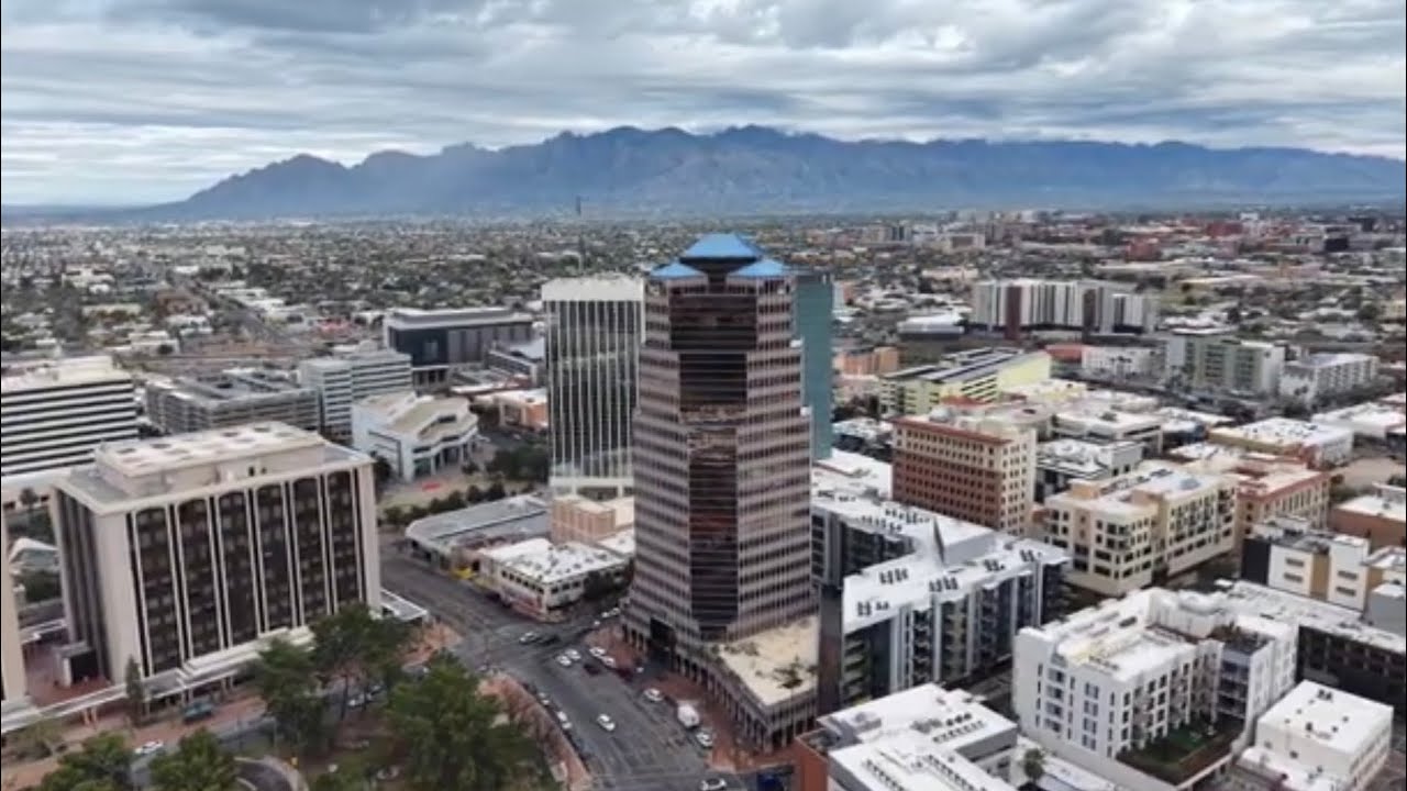 Phoenix & Tucson, Arizona downtown (DJI mini 5 pro) full video, slow hands & photos
