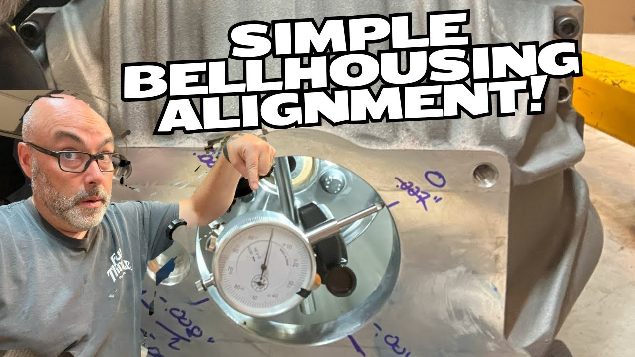 Bellhousing to Crankshaft Alignment, measuring the runout and installing RobbMc offset dowel pins.