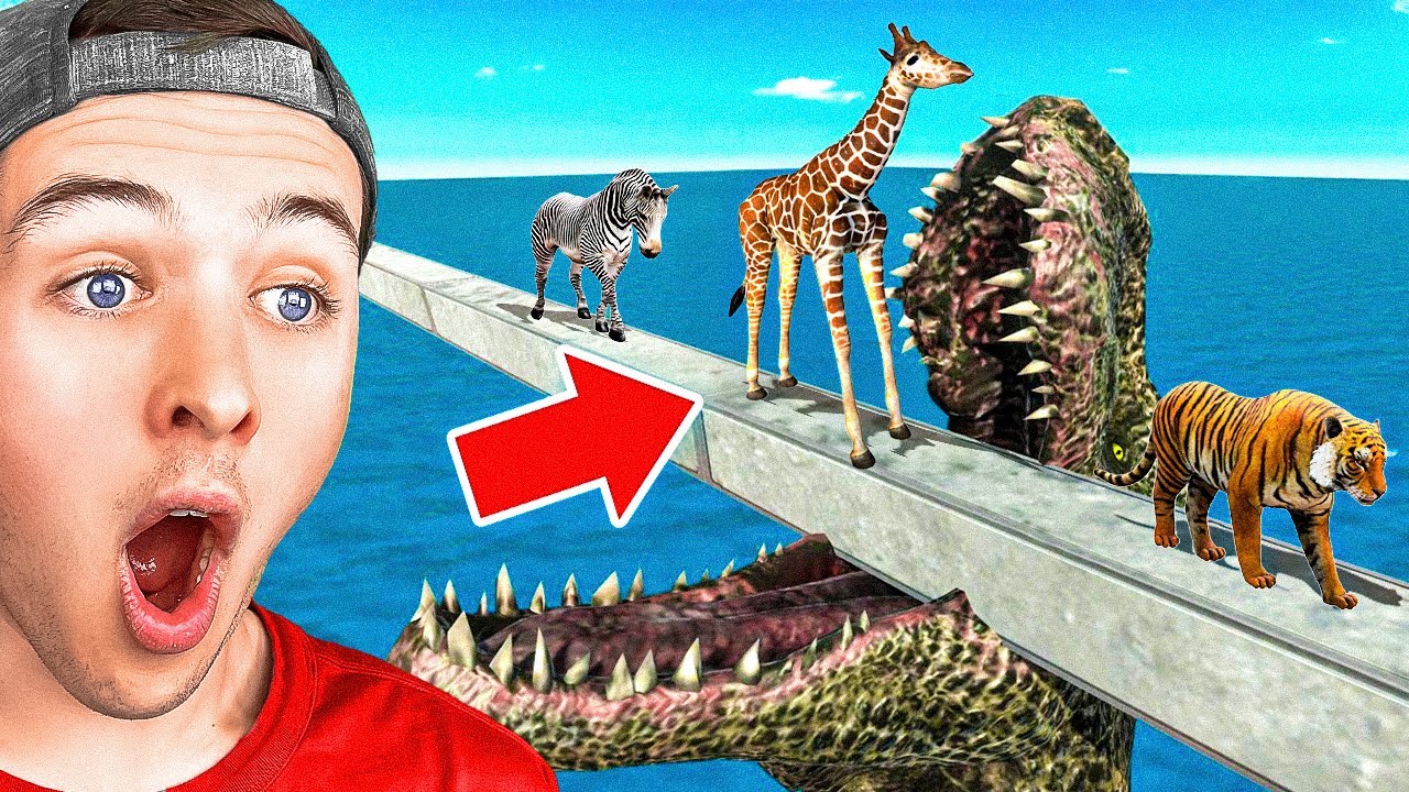 Which Animal Can Escape the GIANT TREX HEAD? (ARBS)