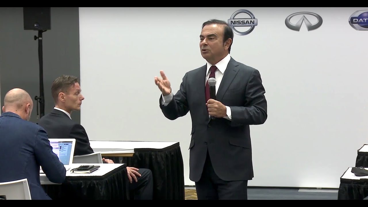 Carlos Ghosn&rsquo;s media Q&A at 2016 Detroit motor show