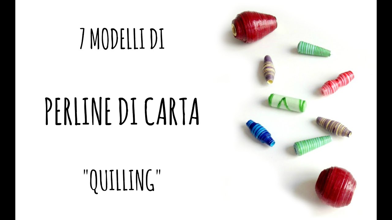 Come fare PERLINE di CARTA / paper beads in 7 modelli (Riciclo/quilling/D.I.Y.) - Arte per Te