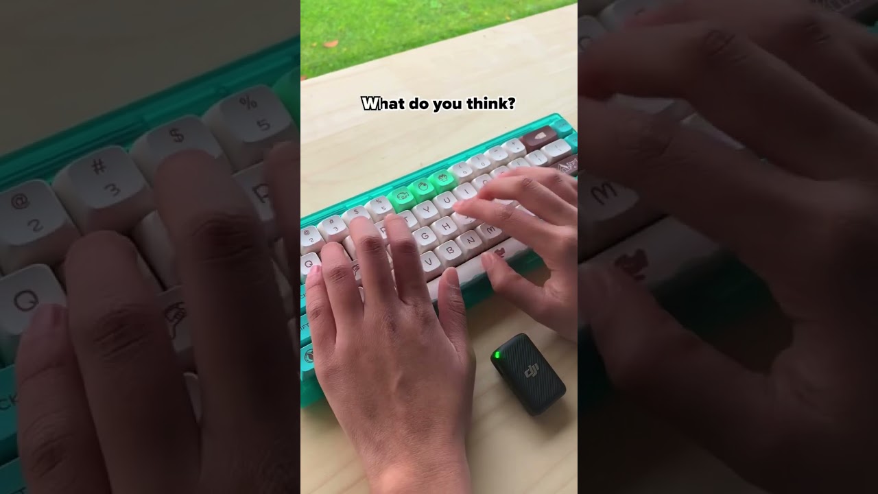 Is XDA the best profile? #soundtest #mechanicalkeyboard #keycaps #shorts