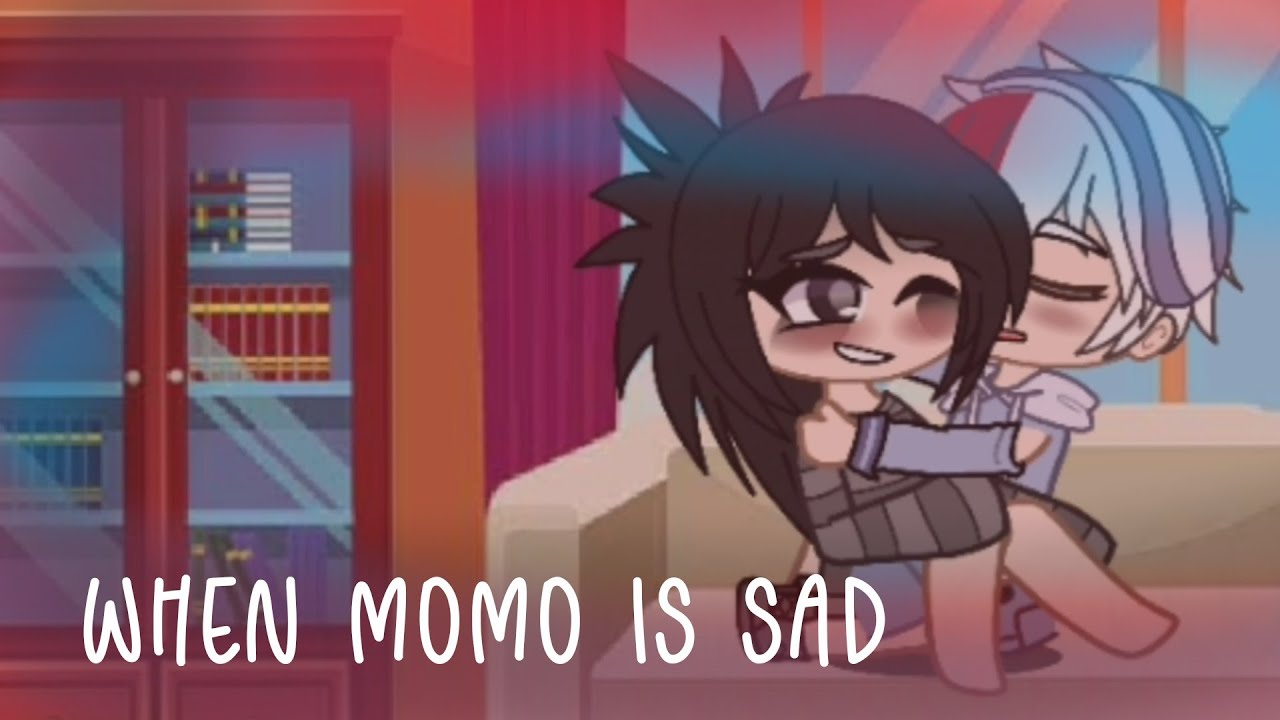 When Momo Is Sad•TodoMomo fluff•MHA