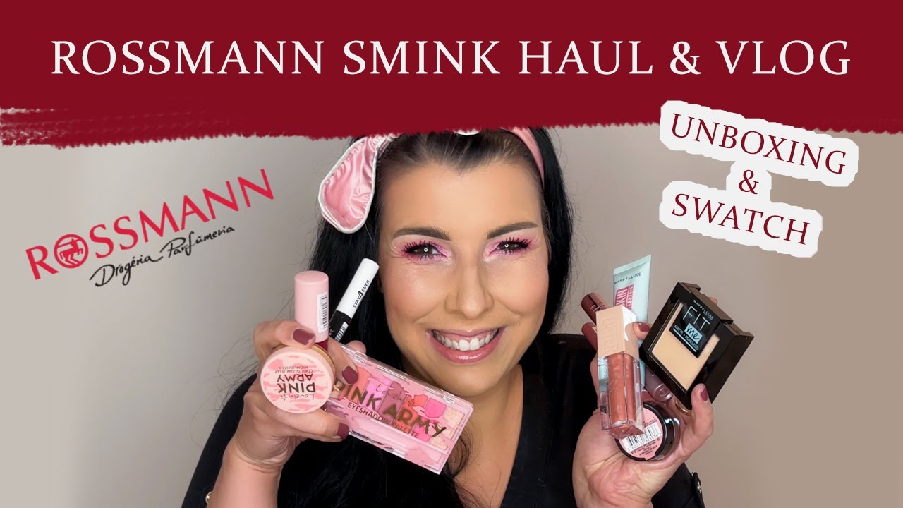 ROSSMANN SMINK HAUL & Vlog // Unboxing & Swatch //