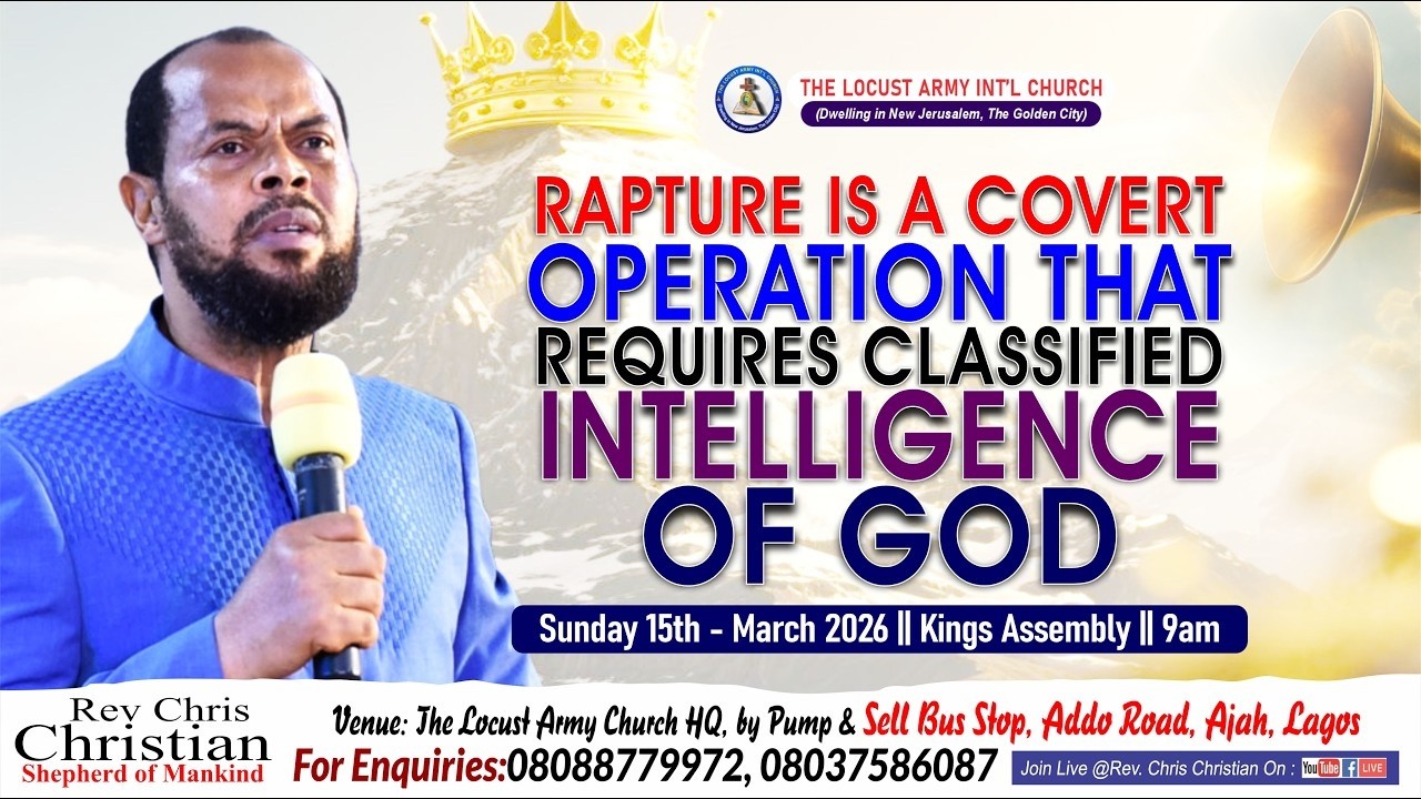 T.L.A.I.M - RAPTURE IS A COVERT OPERATION THAT REQUIRES CLASSIFIED INTELLIGENCE OF GOD