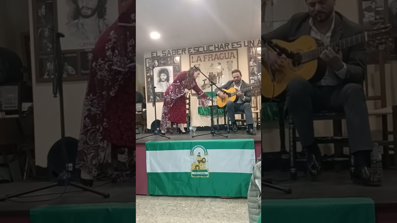 Peña La Fragua-Bellavista/Sevilla con Filo de los Patios cante y Juan Romero a guitarra, gracias. 