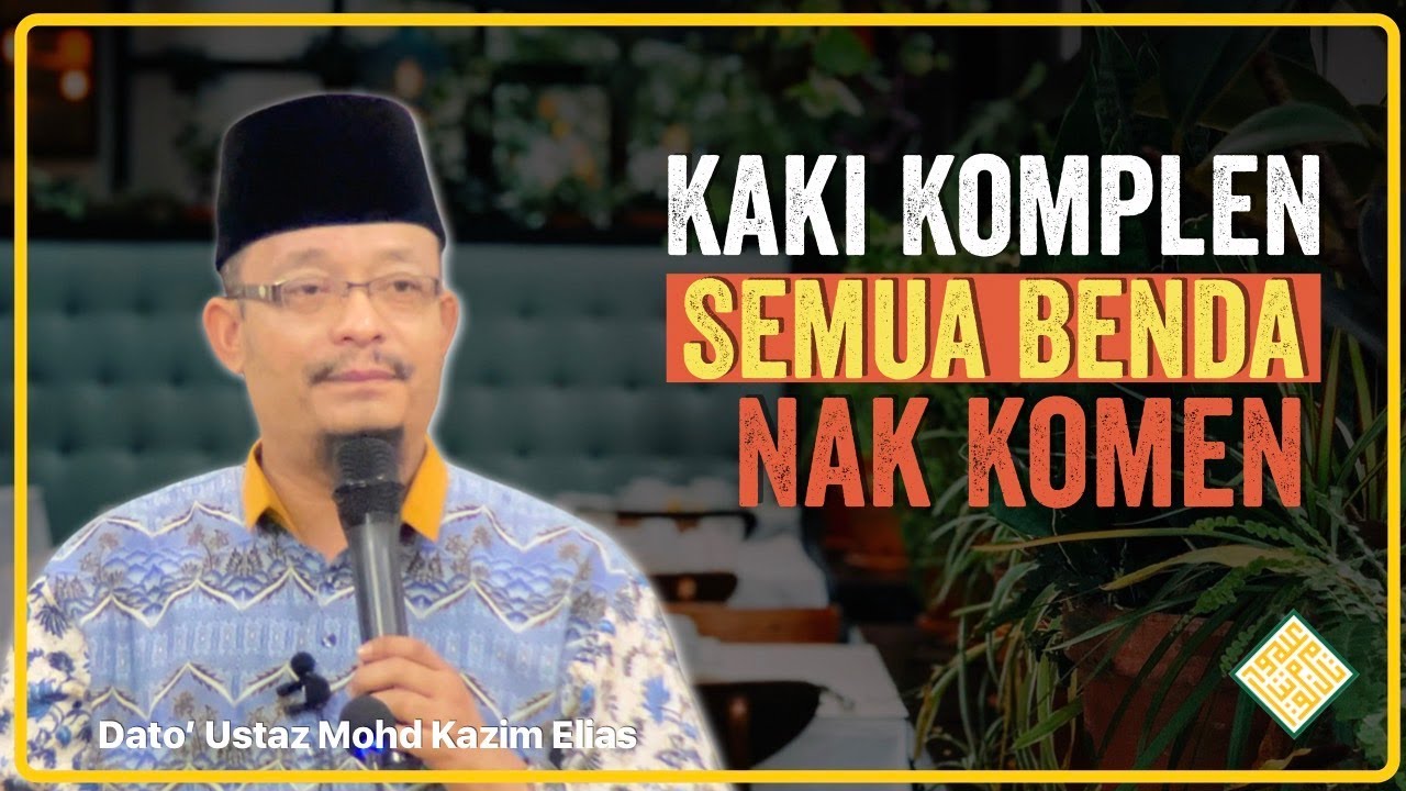Ceramah Penuh Terbaik DUKE. Kaki Komplen - Semua benda ada nak komen.
