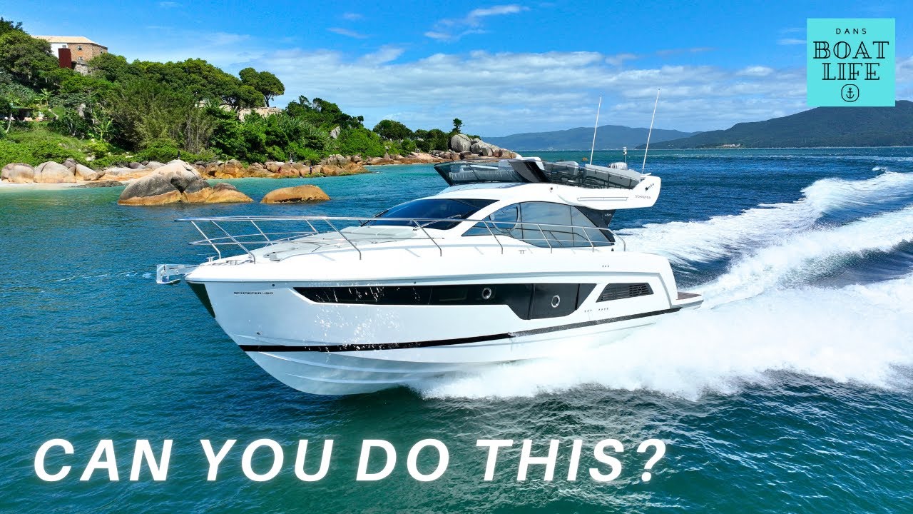 Test - Schaefer 450 - Good for your first flybridge yacht? Speed & Range Fuel Flow