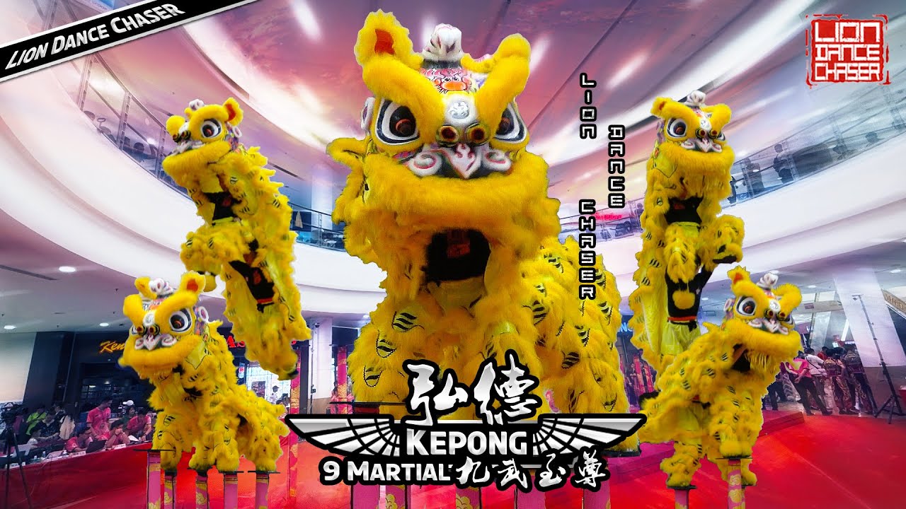 Kepong Hong Teck 甲洞弘德 | 9 Martial Acrobatic Lion Dance Championship 九武至尊高桩舞狮争霸赛