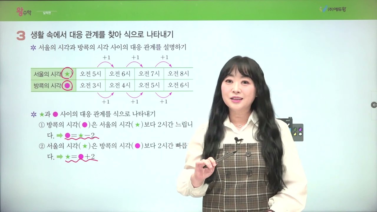 왕수학 실력 5-1, 3단원 개념확인 03번 해설강의 (2022개정교육과정반영) 저작권: 에듀왕