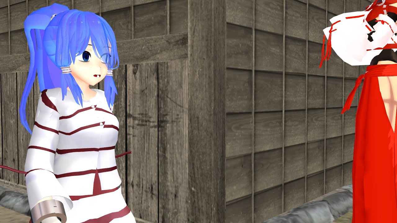 【東方MMD】 先代巫女と元博麗の巫女