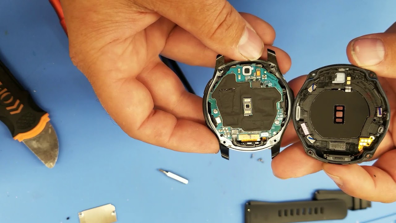 Samsung Gear S3 Frontier teardown, battery replacement