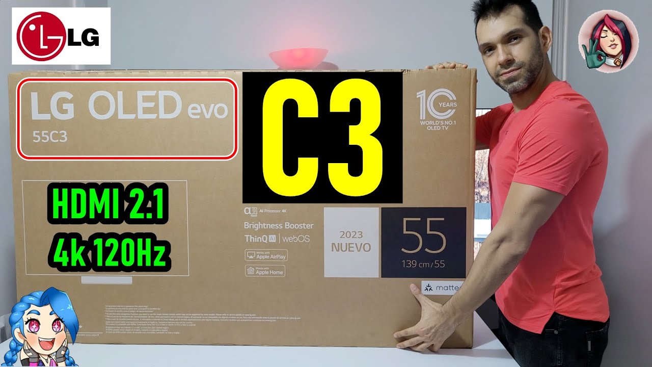 LG C3 OLED evo: РАСПАКОВКА И ПОЛНЫЙ ОБЗОР — Яркая панель и HDMI 2.1