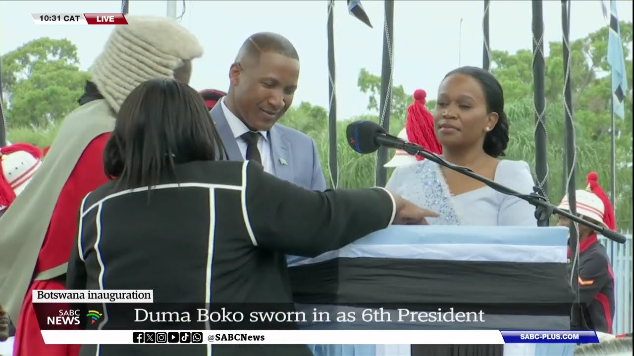Botswana Inauguration | President Duma Gideon Boko sworn is as 6th leader