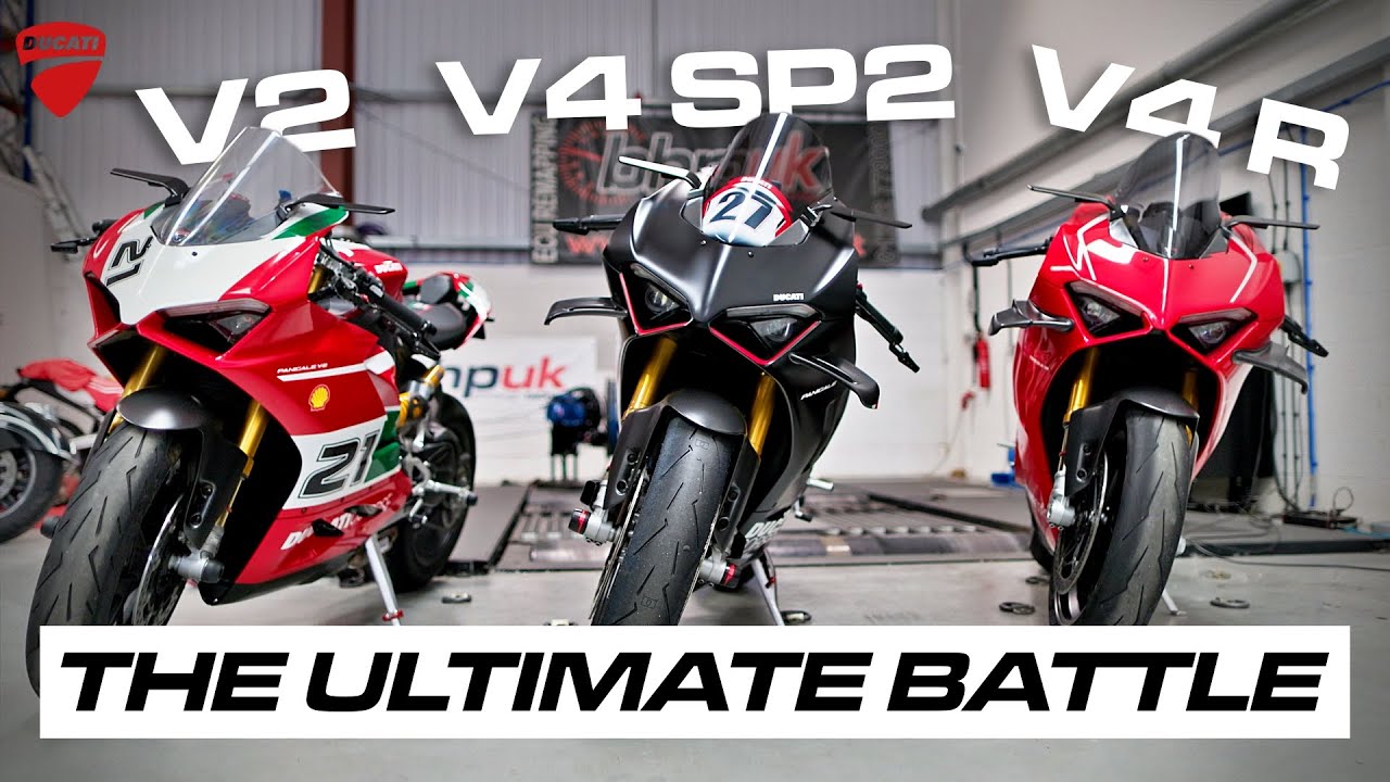 Ducati HEAVEN! Troy Bayliss V2 | V4 SP2 | V4 R - Panigale Dyno Tuning at BHP UK