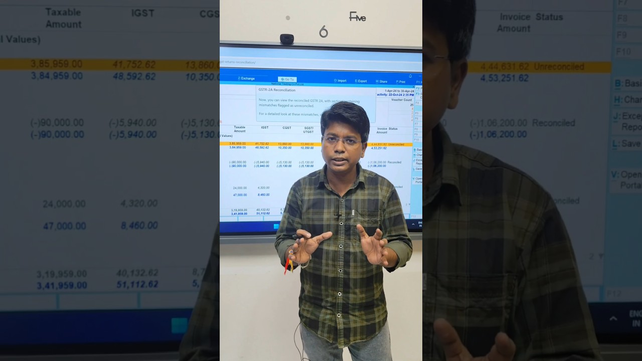 GST Reconciliation Made Super Fast&mdash;5 Second Hack!#GSTReco #FinanceHacks #AccountingTips #AIinFinance