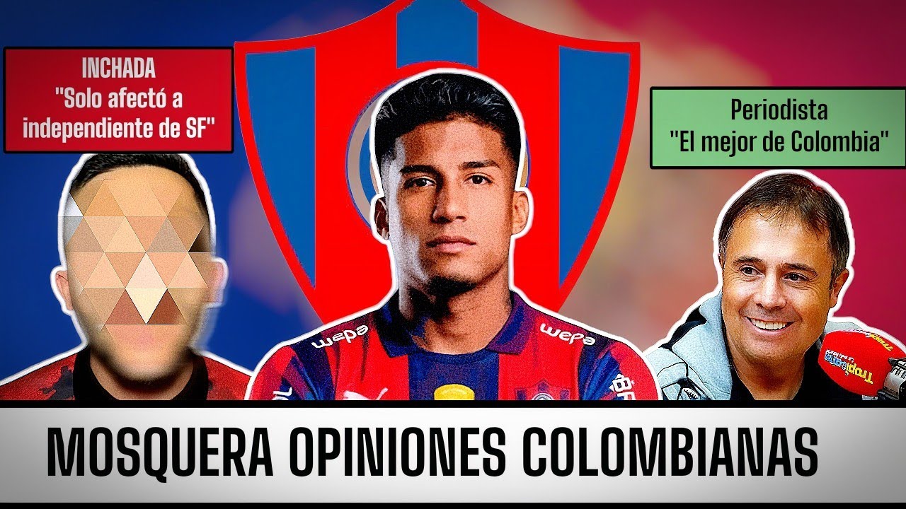 SANTIAGO MOSQUERA LLEGA A CERRO PORTEÑO 🇨🇴🔵🔴 | OPINIONES DIVIDIDAS DE COLOMBIANOS