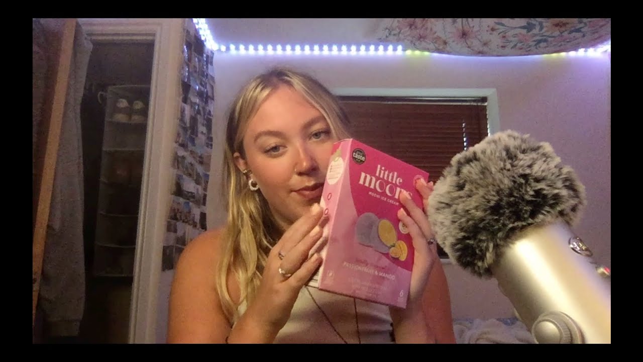 ASMR eating MOCHI Ice cream... eating sounds 🔆