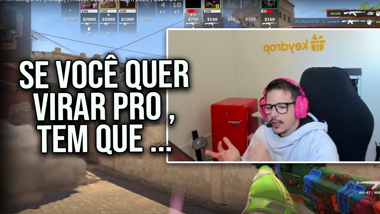 DANOCO d&aacute; DICAS pra QUEM QUER VIRAR PROFISSIONAL NO COUNTER STRIKE