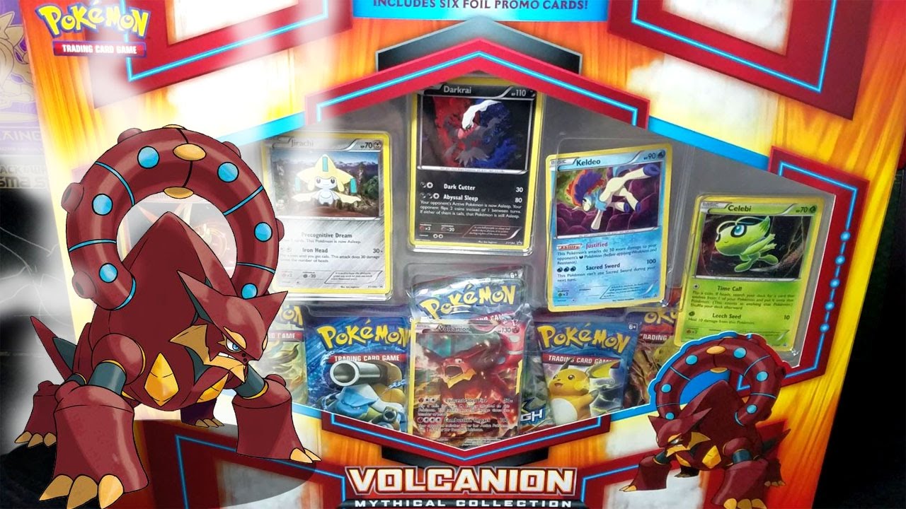 AWESOME NEW - VOLCANION MYTHICAL COLLECTION BOX OPENING! POKEMON UNWRAPPED