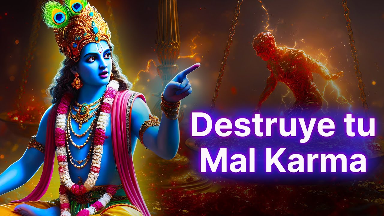 🟣 Krishna Ense&ntilde;&oacute; 3 formas de Destruir el Mal Karma