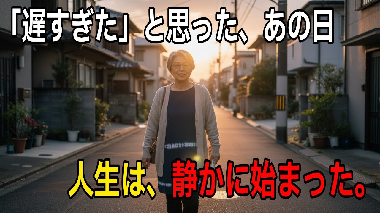 老後、やっと時間が味方になった