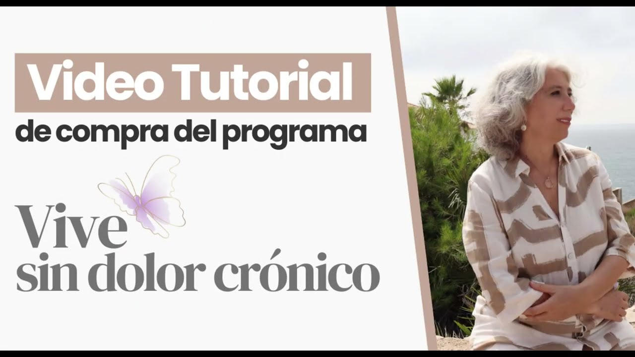 Tutorial de compra vivir sin dolor cr&oacute;nico