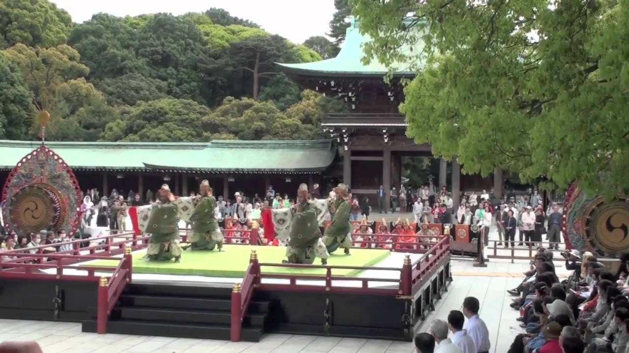 Bugaku Dance Performance at Meiji Shrine, Tokyo (2011)
