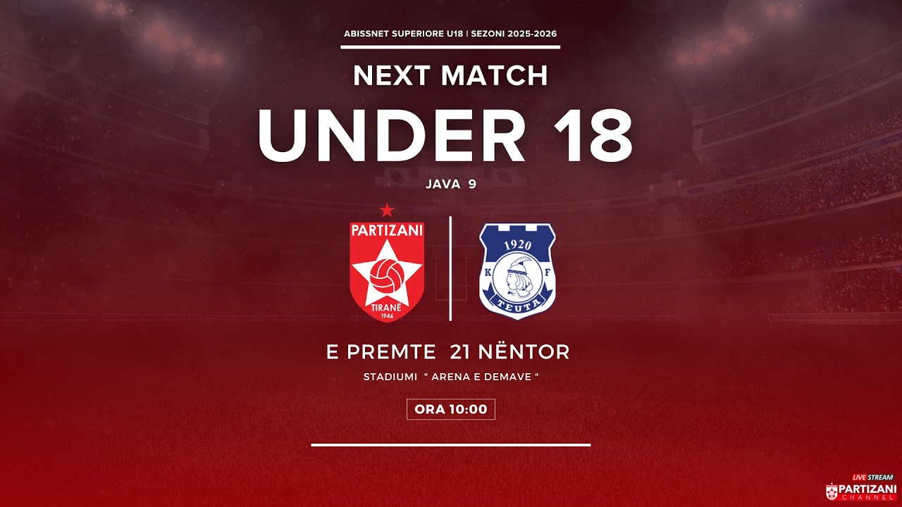 ABISSNET SUPERIORE U18 |  PARTIZAN -  TEUTA