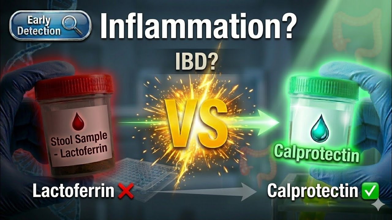 الصديد فى البراز وتحاليل الكالبروتكتين واللاكتوفرين E73.Fecal Calprotectin , Lactoferrin and PUS