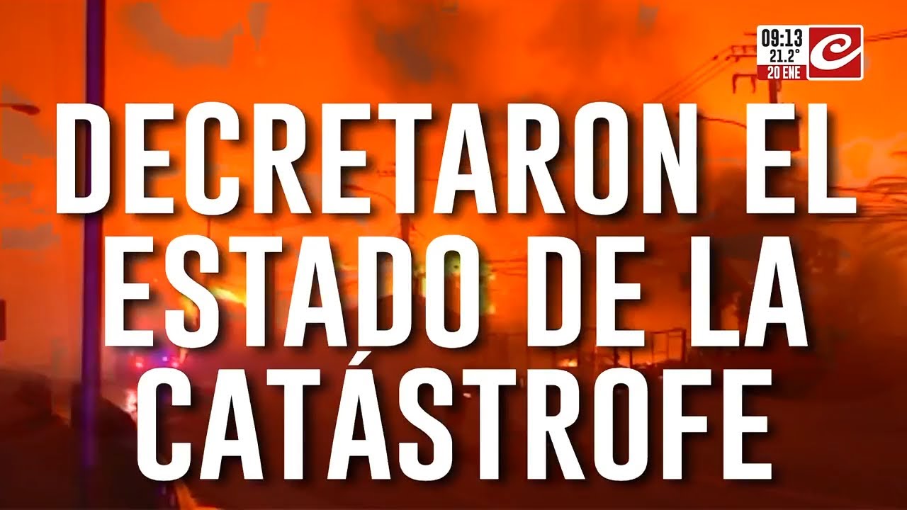 Fuego sin control en Chile: se decretó estado de catástrofe y ya hay veinte personas muertas