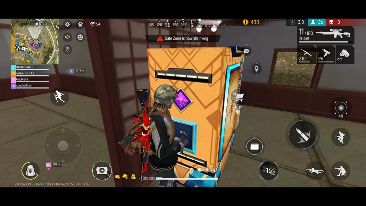 Please support me free fire game 