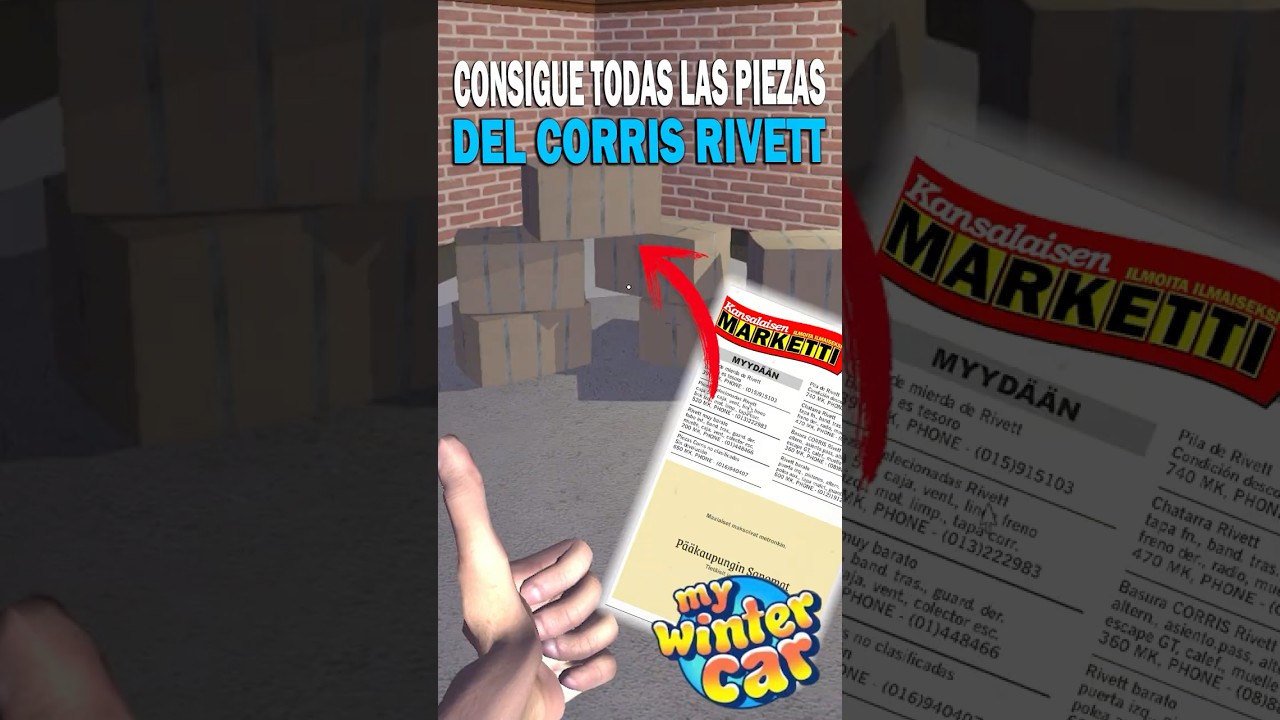 💰 COMPRAR TODAS las PIEZAS CORRIS RIVETT My Winter Car gu&iacute;a definitiva #mywintercar #tutorial #hack