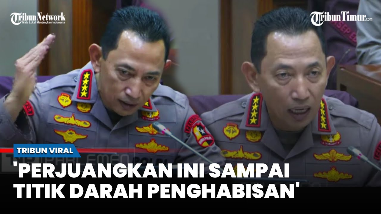 Minta Jajaran Berjuang Polri Tak Dibentuk Kementerian, Kapolri: Hingga Titik Darah Penghabisan