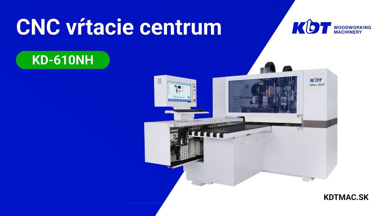 CNC vŕtacie centrum KD-610NH od KDT Woodworking Machinery