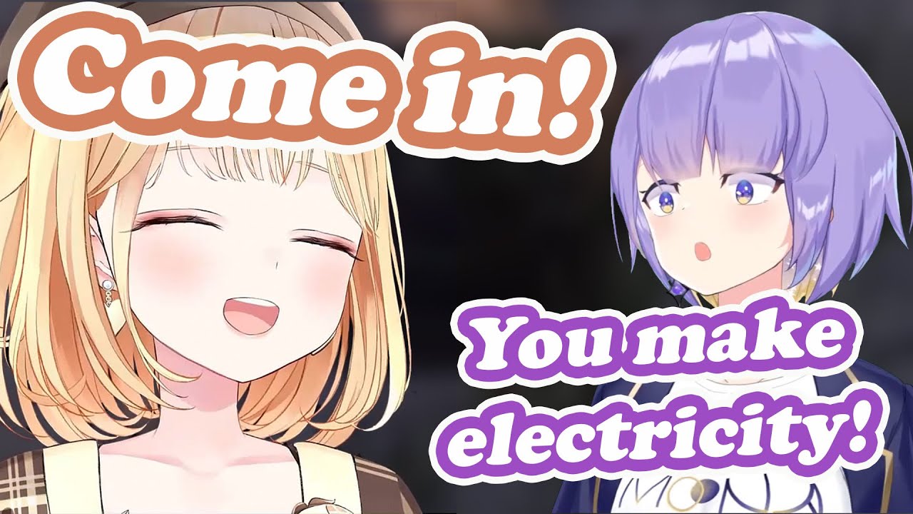 Moona is amazed by Ame's technology in RUST (Hololive/Eng Sub)