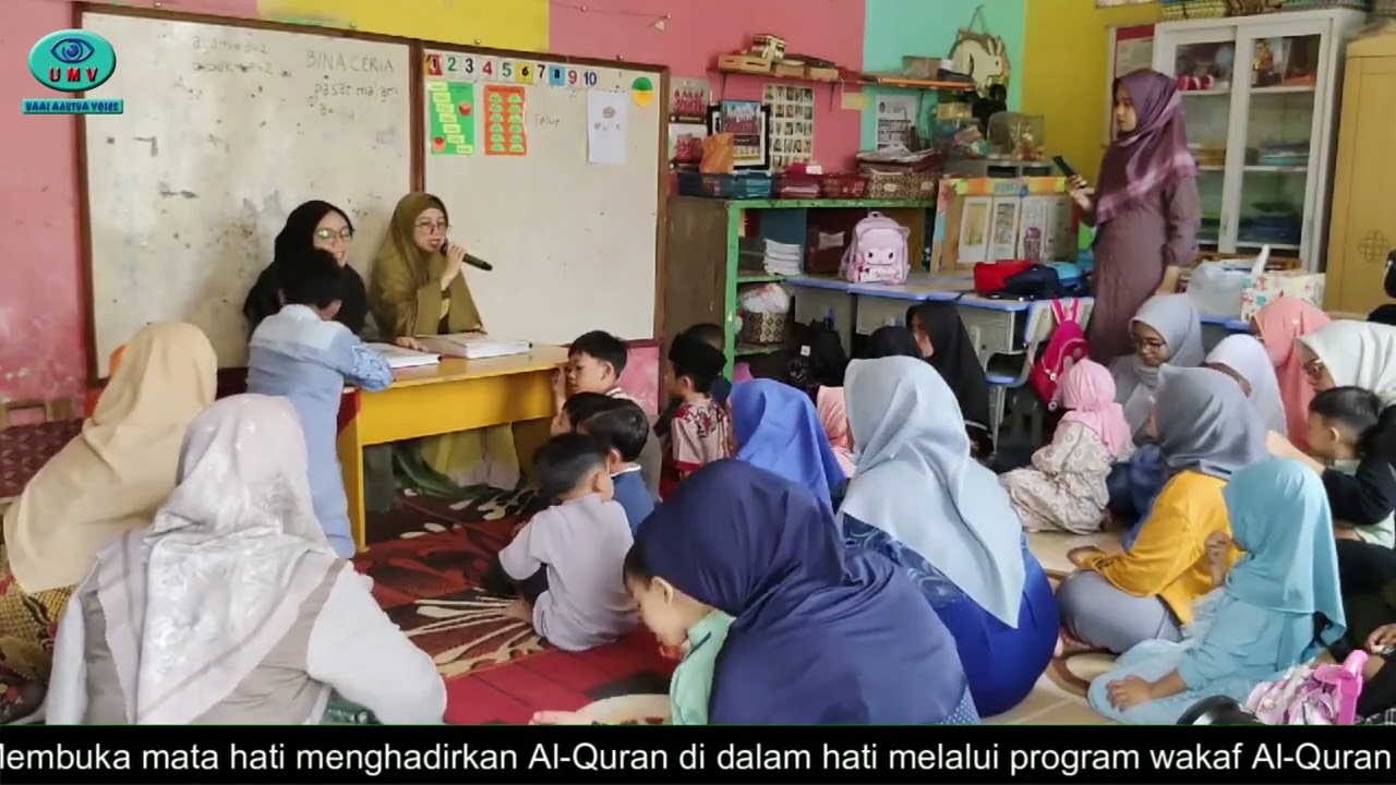 AL-QUR'AN BRAILLE LEBIH DEKAT BERSAMA ANAK PAUD | SOSIALISASI PAUD SPS BINA CERIA