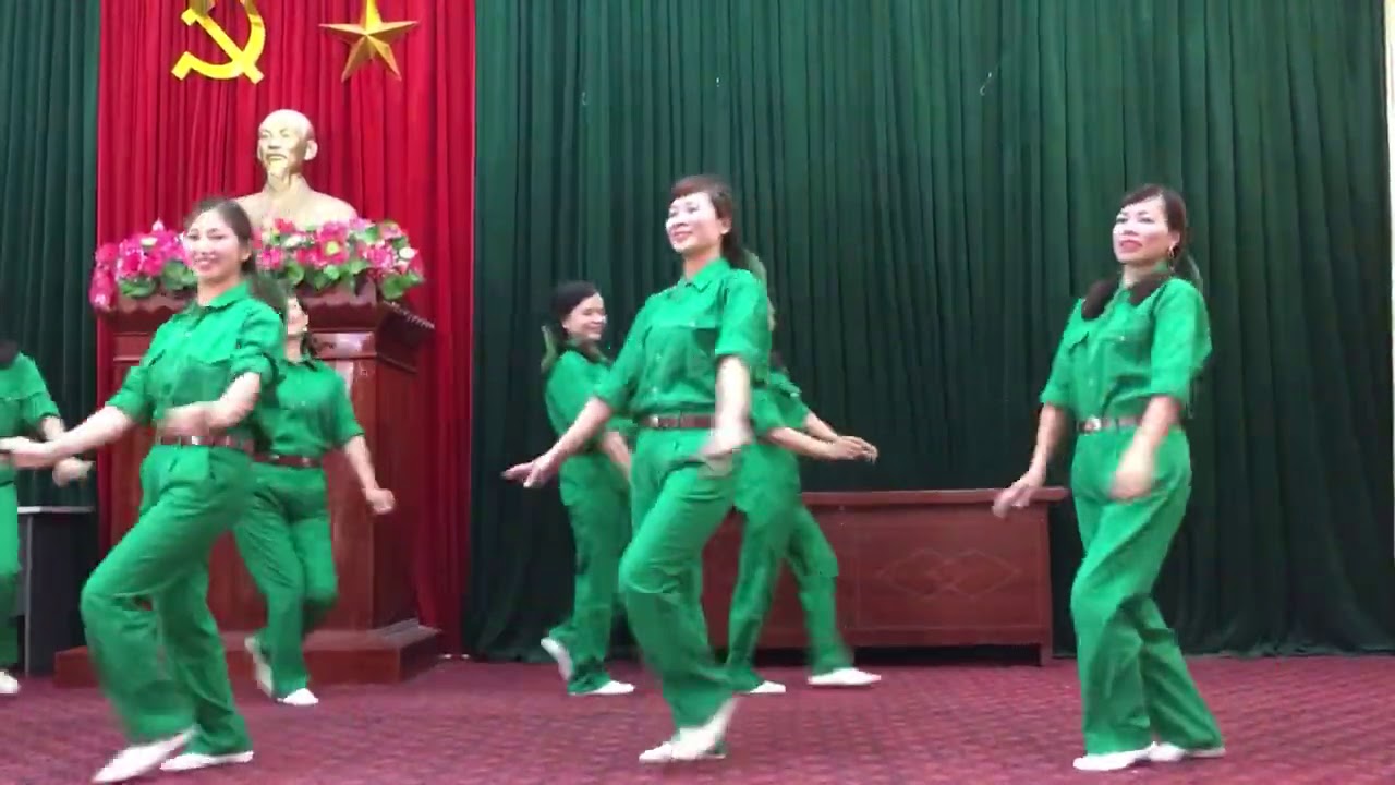 Nhảy múa-Cô gái mở đường- Thôn Thái Hoà- Hoà xá