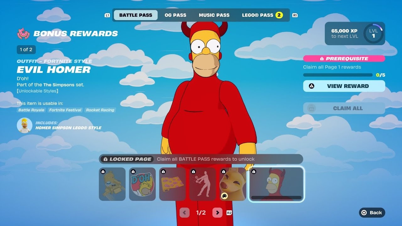 Презентация боевого пропуска FORTNITE x THE SIMPSONS! (ПОЛНЫЙ ПРЕЗЕНТАЦИЯ СЕЗОНА) БАРТ, ГОМЕР, ИС...