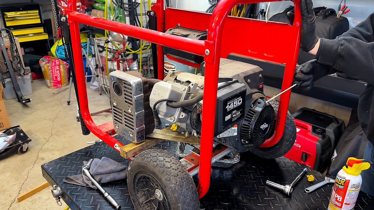 Seized Engine - Trashed Husky Generator