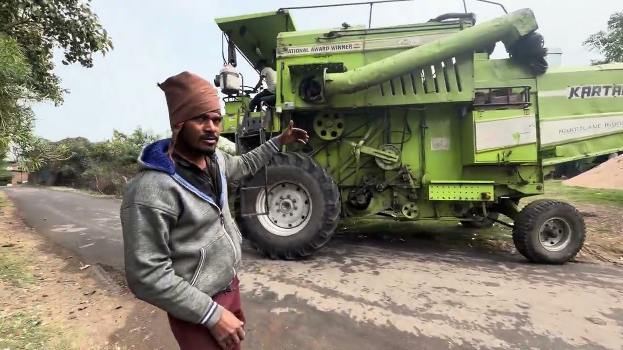 Kartar harvester,Ki ripening  ka kaam chalu karate he  aaj se || 