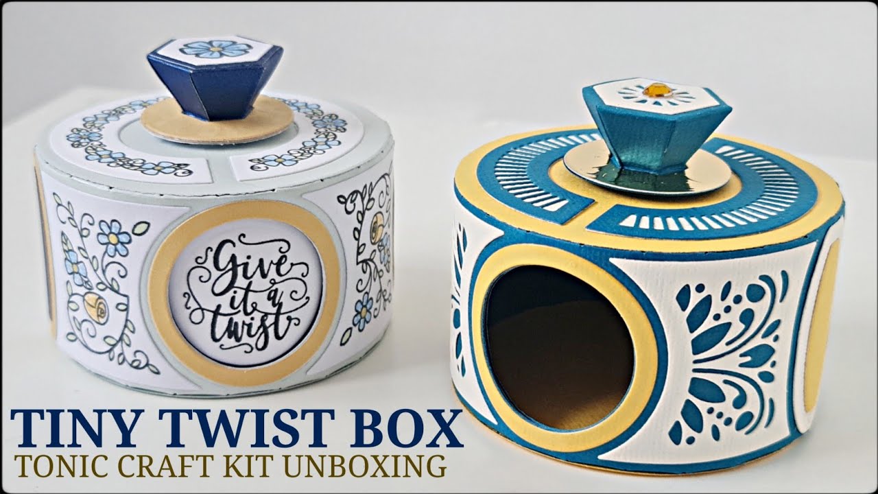 Tiny Twist Box | Tonic Studios Craft Kit 81 | Unboxing
