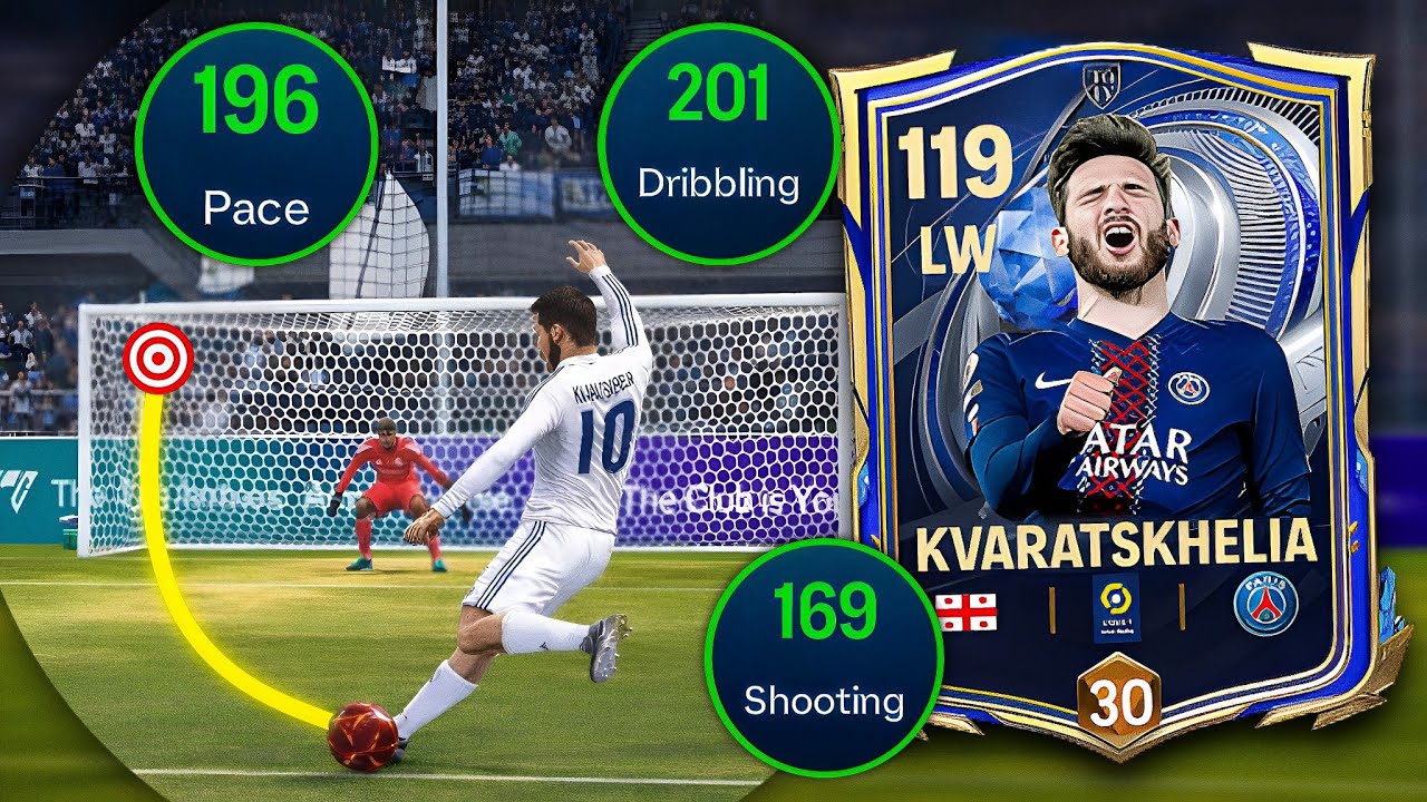 TOTY KVARATSKHELIA Review – This Striker FEELS Illegal 😳