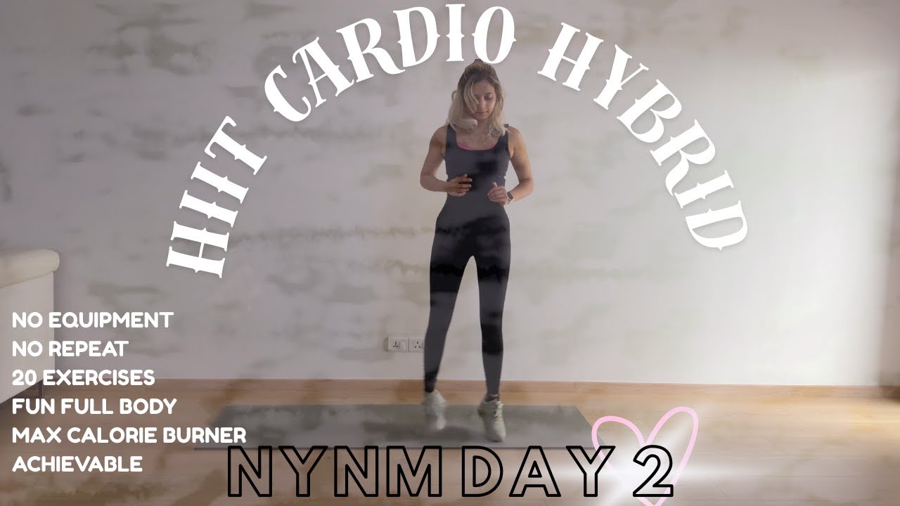 DAY 2 | 20 MIN Full Body HIIT Cardio HYBRID Workout | Burn 300-400 Kcal in 20 Minutes | No Equipment