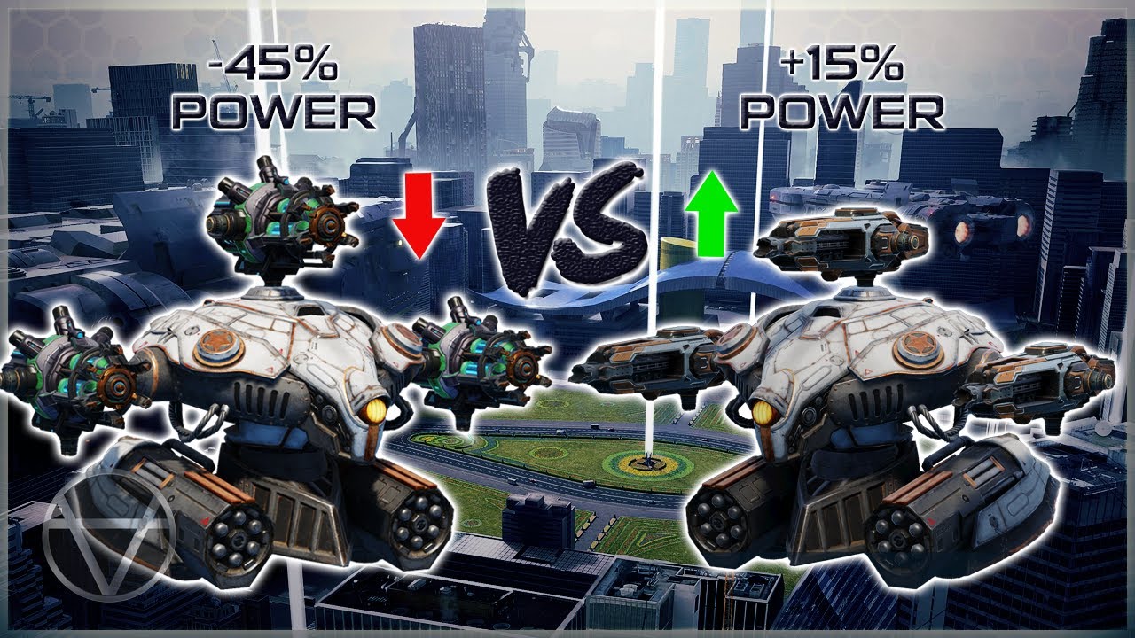 Mogwan (-45%) VS Shatter (+15%) – Mk3 Comparison | War Robots