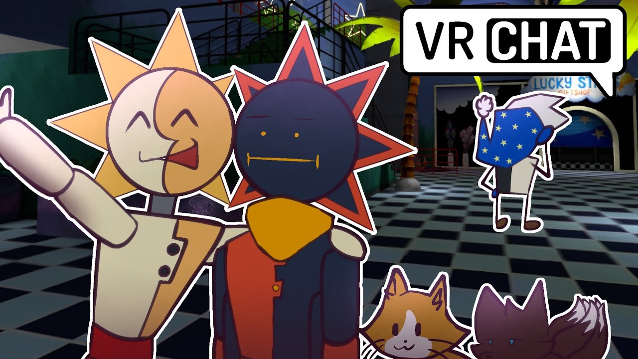 Equinox gets a tour in Vrchat [ The Cosmic Entity Stars ]