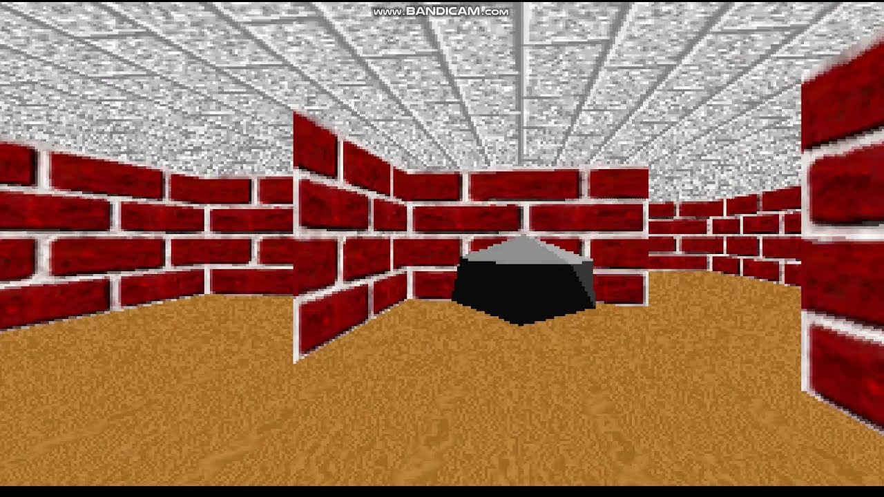 Windows 95/98 3D maze screen saver in Windows 10