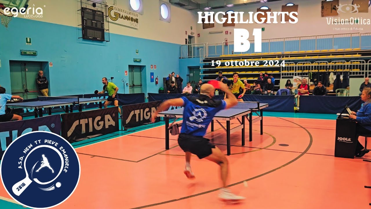 B1 Highlights 24/25 ASD TT Enjoy -  vs ASD New TT Pieve Emanuele - 19/10/24